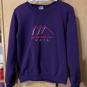 Vail Ski Resort Vintage Crew Neck